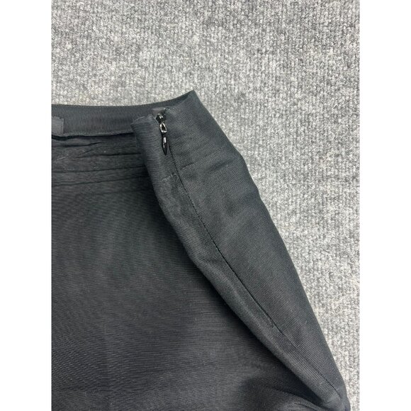 Talbots Silk Blend Dress Pants Women's 12 Curvy Pull On Cropped High Rise - Picture 9 of 11